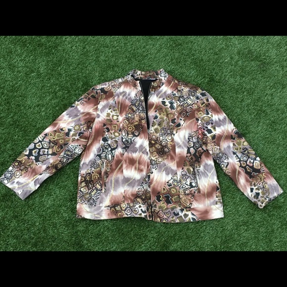 Mens L Womens XL retro zip up coat. - Picture 1 of 2